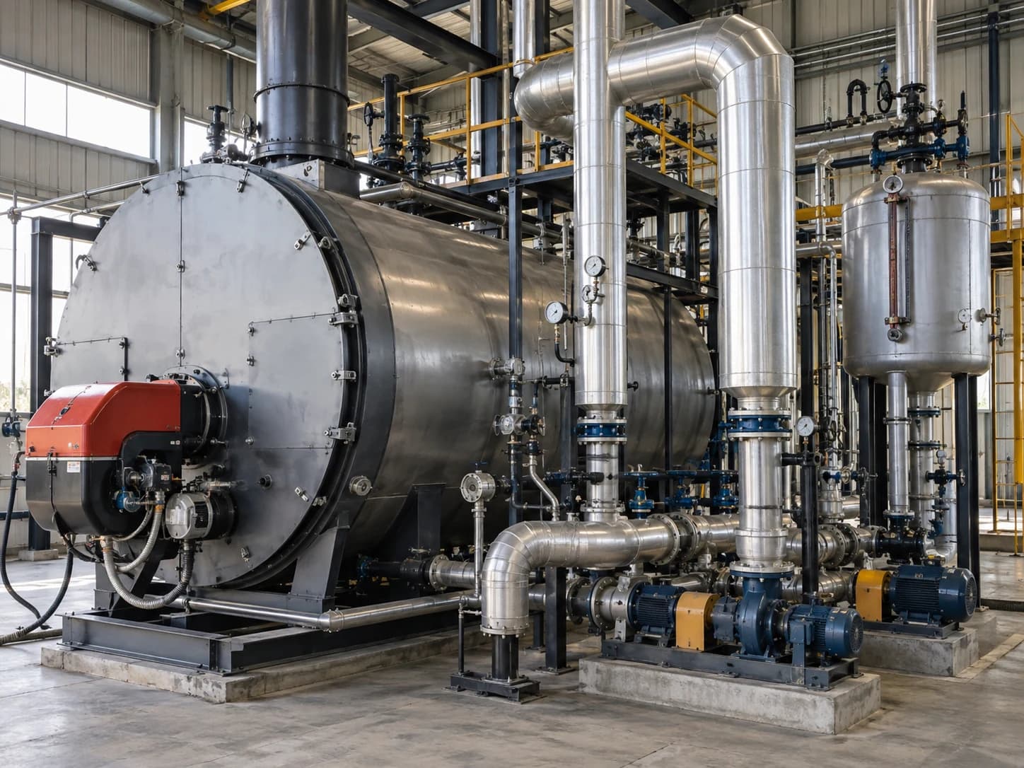 Representative image showing thermic fluid and steam heating equipment